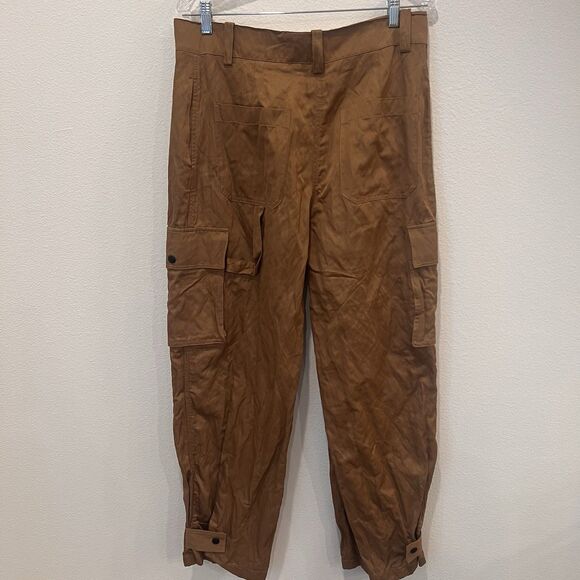 ZARA Men's Cargo Pants Sz 30/L  Utility Pockets Y2K Tapered Leg Technical Skater - Picture 6 of 10